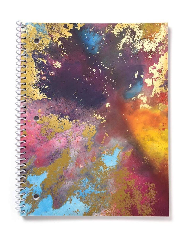 Gartner Studios Galaxy Spiral Notebook, Multicolored, 8" x 10.5", 80 Pages, 1-Count (52518) - Image 1